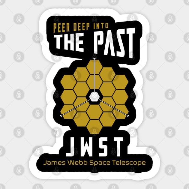 Peer Deep into The Past Sticker by dnacreativedesign